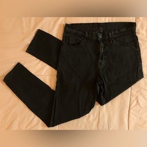 BDG Twig Grazer High Rise Black Jeans with Back Pocket Stitch Detail - 27W